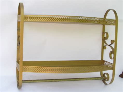 Choose from a wide selection of great styles and finishes. Vintage 50s - 60s gold scrolls tole metal bath bathroom ...