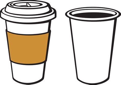 Take Away Coffee Cup Clipart Transparent Clipart World