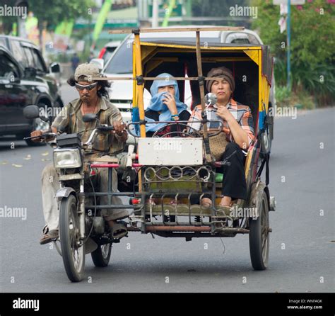 Becak Motor Medan Sumatra Indonesia Stock Photo Alamy