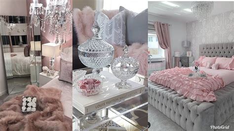 Pink And Grey Glamorous Luxury Bedrooms And Living Rooms Tour