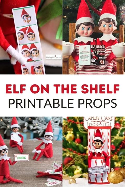 Elf On The Shelf Printable Props Free