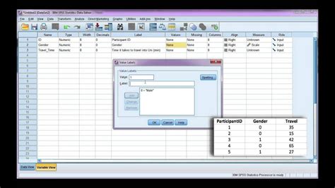 Note that eventhough all data is avaiable for id 2, it doesnt get included in the analysis because it doesnt have a matched control, therefore it's not a case. Enter data and define variables in SPSS - YouTube