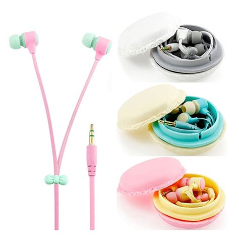 Moreblue M36 Macaron Design Cute Earphones Super Bass Headphones Stereo