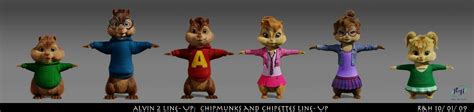 86 Awesome Alvin And The Chipmunks 3d Model Free Mockup