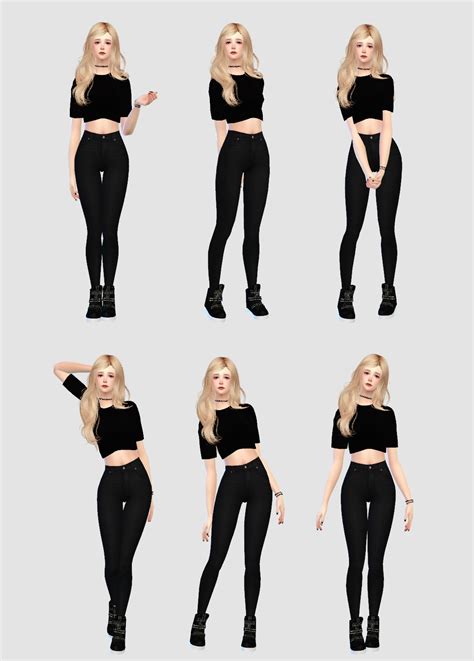 Sims 4 Ccs Downloads Annett85 Annetts Sims 4 Welt Fashion Poses