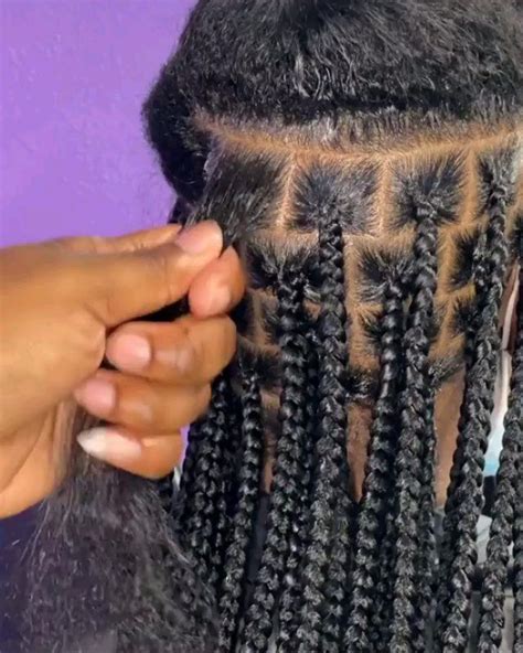 1 africans braids arts 💎👑💎 💎🔥 on instagram “wow knotless wow wow 🔥… big box braids