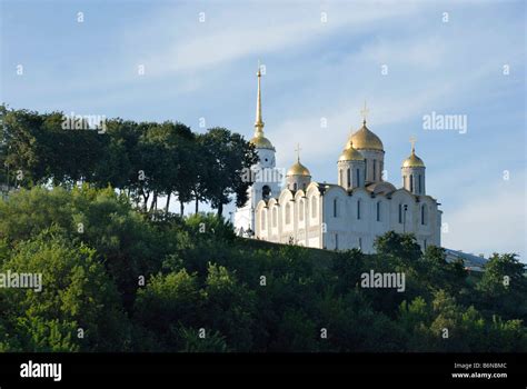 Assumption Cathedral Dormition Cathedral Vladimir Russia Stock