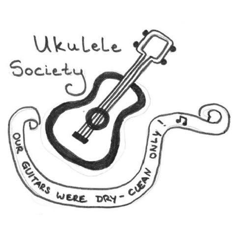 How To Hold A Ukulele Drawing