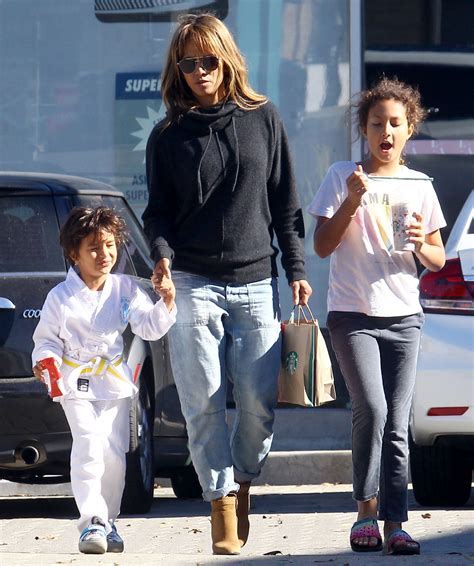 Halle Berry Says She Shaved Daughter Nahlas Head After Daily Swimming During Quarantine Left