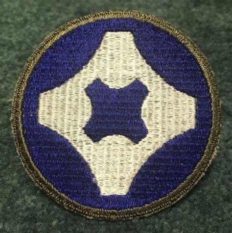 Rare Original Wwii Od Border 4th Service Command Patch 4548883966