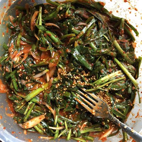 Asian Chive Kimchi Buchu Kimchi Recipe By Maangchi