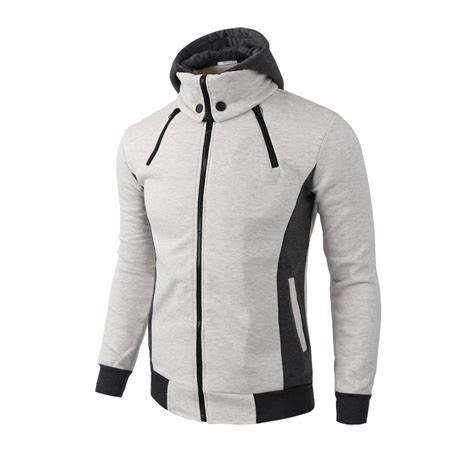 Mens Sports Slim Casual Sweater 3 Colors Hoodies Men Mens Jackets