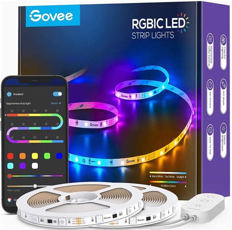 Govee Led Strip Lights Rgbic 164ft Bluetooth Color India Ubuy