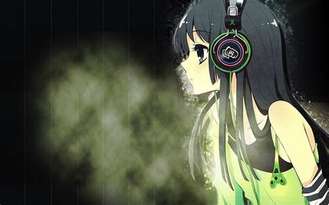 Online Crop Hd Wallpaper Anime Girls K On Akiyama Mio Headphones
