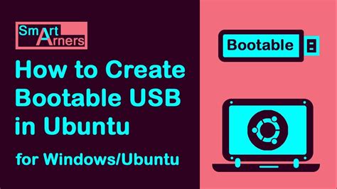 How To Create Bootable Usb In Ubuntu Easily Youtube