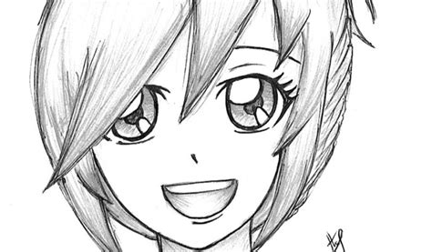 Pencil Drawing Of Cute Anime Girls Cute Anime Girl