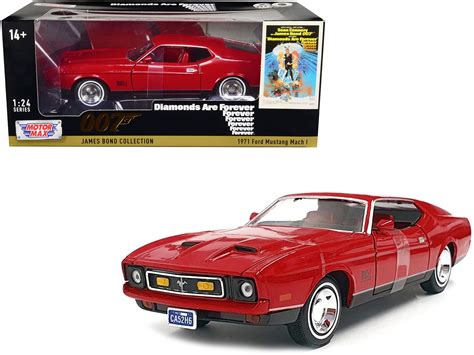 1971 Ford Mustang Mach 1 Red James Bond 007 Diamonds Are Forever