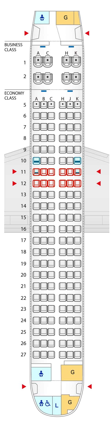 47 Dat Airbus A320 Seating Plan