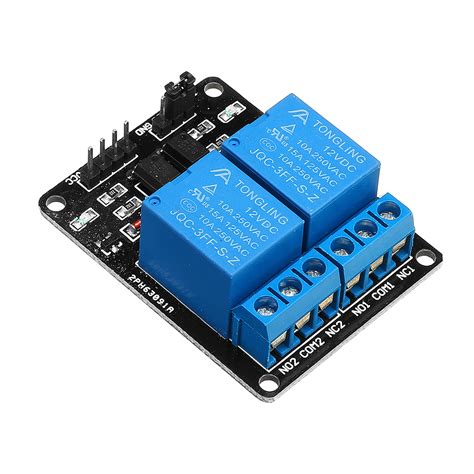 2 Channel Relay Module 12v With Optical Coupler Protection Relay