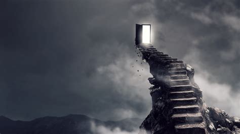 Microsoft has surface laptop 3 discounted by $400 we may earn a. Wallpaper Stairs, surrealism, dark, 4K, Art #18611