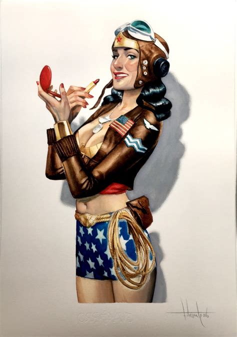 Pin Up Wonder Woman 2 El Arte Del Cómic