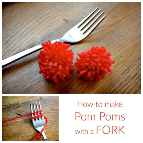 Tip How To Make A Pom Pom With A Fork Emma Owl