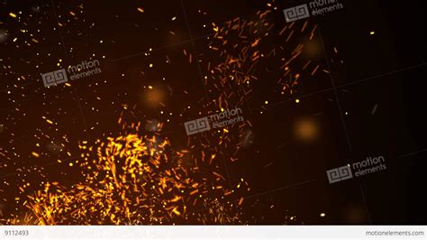 Fire Sparks And Particles Stock Animation 9112493