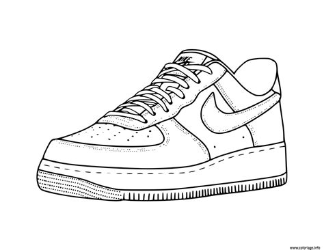 Coloriage Basket Nike Air JeColorie