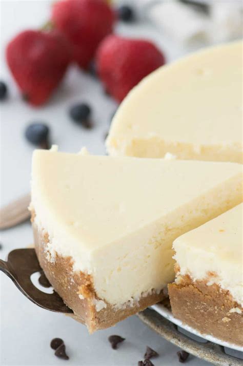 Classic Cheesecake Recipe The Best Plain Cheesecake