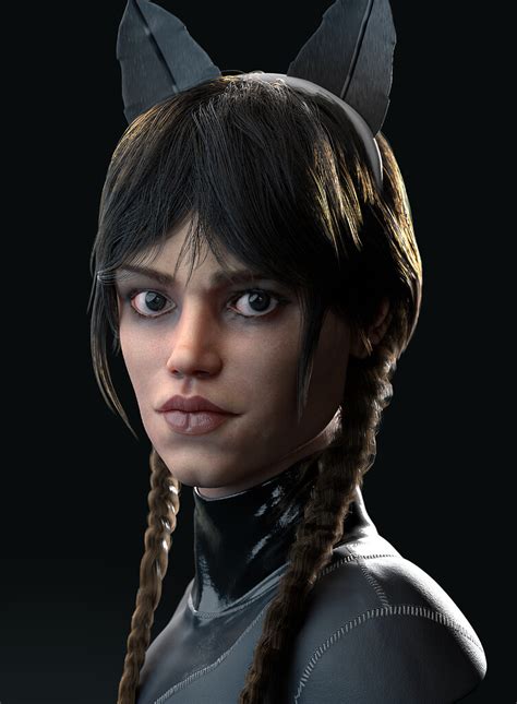 Wednesday Addams Jenna Ortega Finished Projects Blender Artists