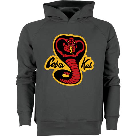 Kickstart 2021 with some fresh cobra kai. Cobra Kai Stanley Dark Grey Hoodie - Jackets Maker