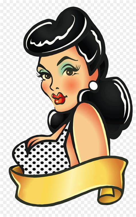 Collection Of Free Pinup Drawing Vintage Download Pin Up Girl Png Transparent Png X