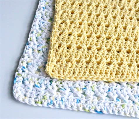 Crochet Washcloth Pattern Dishcloth Pattern Crochet Dishcloths