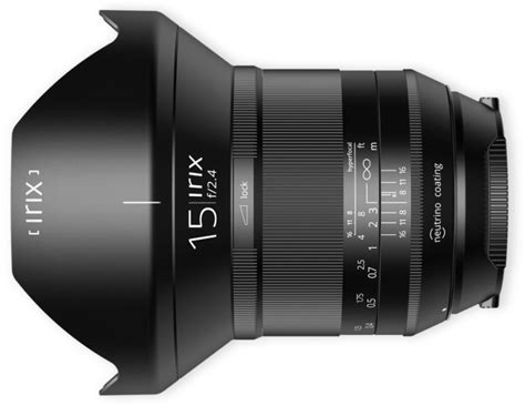 Irix 15mm F24 Ultra Wide Angle Rectilinear Lens Lens Announced