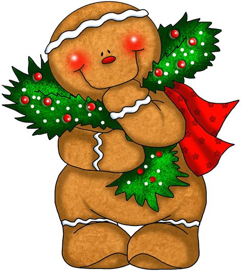 Free Christmas Clipart Gingerbread Man Clip Art Library