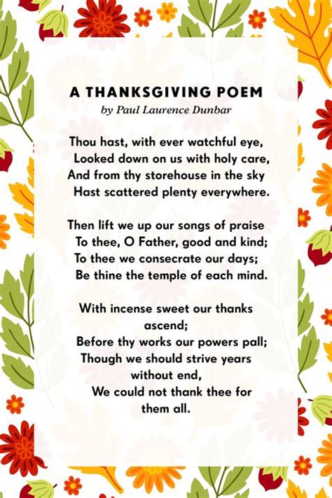 20 Best Thanksgiving Poems for Family - Thanksgiving Sayings and Prayers