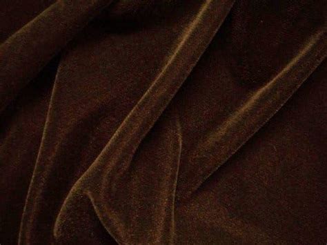 Dark Brown Velvet Fabric 45 By The Yard Uk Kitchen And Home