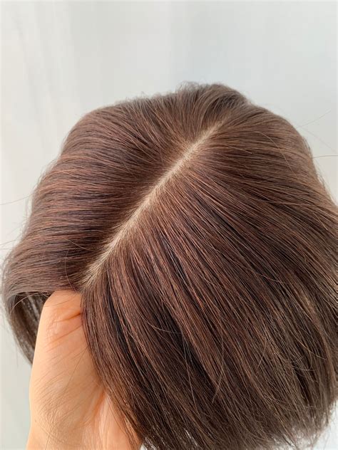 12 Human Hair Topper For Thinning Hair Silk Basedhair Etsy