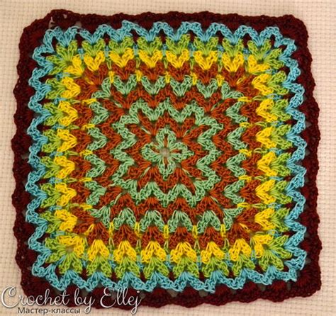 Bargello Afghan Block Free Crochet Pattern Craft Ideas For Adults And