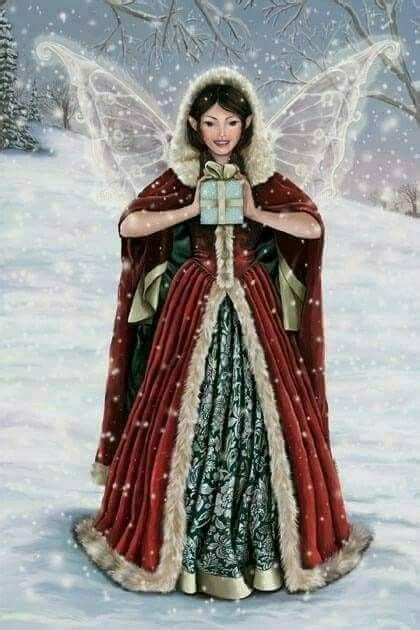 Pin By Rachel Henson On More Fairies Winter Fairy Christmas Fairy