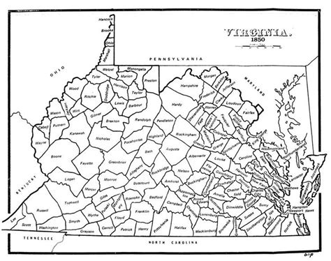 West Virginia County Map 1850 My Xxx Hot Girl