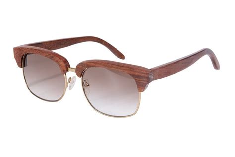 Shinu Retro Classic Clubmaster Glasses Frames Anti Glare Wood Sunglasses Men