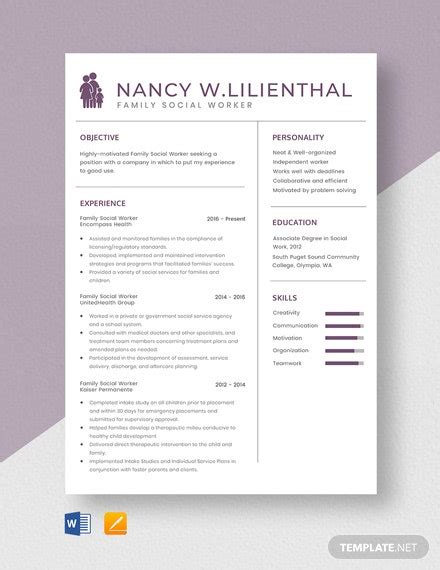Free to download and use in microsoft word, as a pdf, or in google docs choosing the right template is the first step in crafting your perfect resume. Family Liaison Officer Resume Template - Word (DOC ...