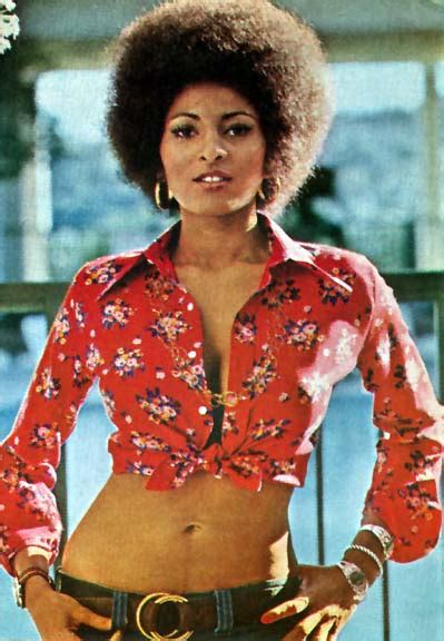 Pam Grier Afro