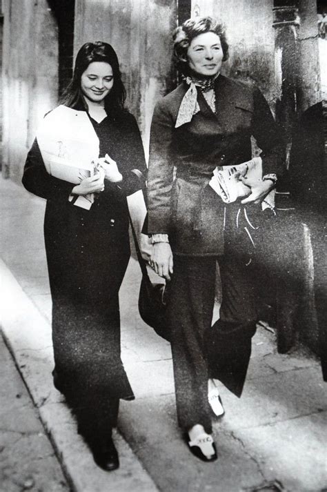 Mother And Daughter Isabella Rossellini And Ingrid Bergman Beautiful No H Ingrid Bergman