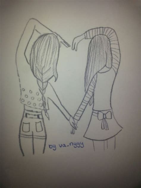 Drawing Best Friends We Heart It Best Friends Bff And Drawing
