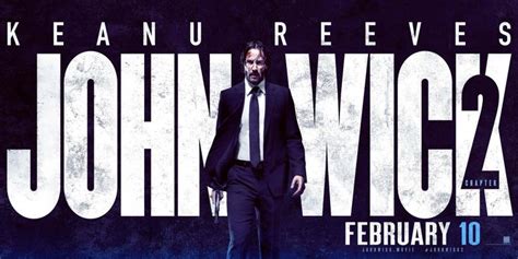 Poster From The Film John Wicks 2 Keanu Reeves John Wick 2 Movie