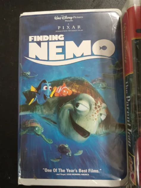 FINDING NEMO WALT Disney Pixar Animation Studios VHS Tape Movie 2001