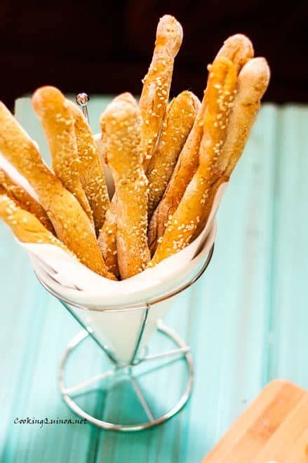 Quinoa Flour Breadsticks Wendy Polisi