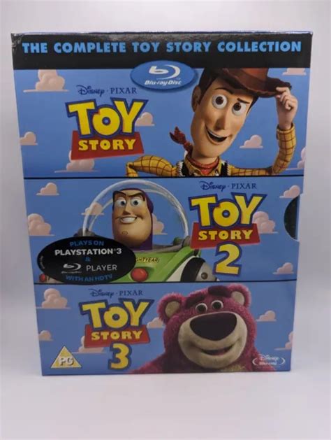 Toy Story The Complete Collection 1 2 And 3 Blu Ray Box Set Disney